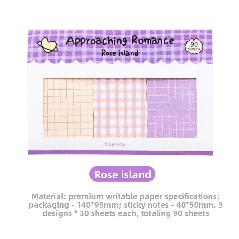 Grid Combination Adhesive Notepad