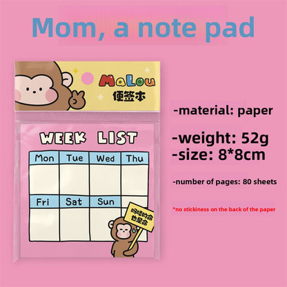 Grid Combination Adhesive Notepad