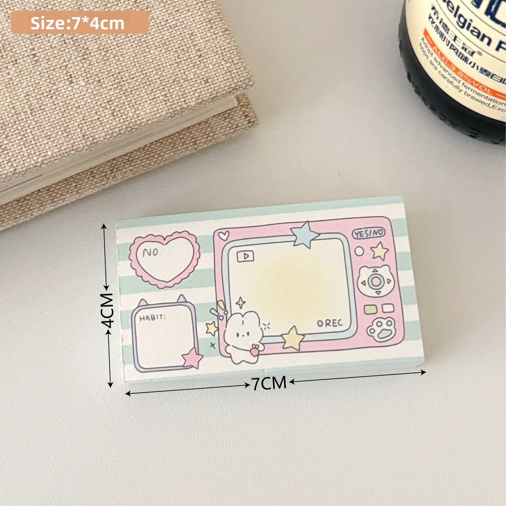 Grid Combination Adhesive Notepad