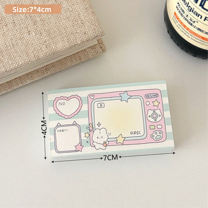 Grid Combination Adhesive Notepad