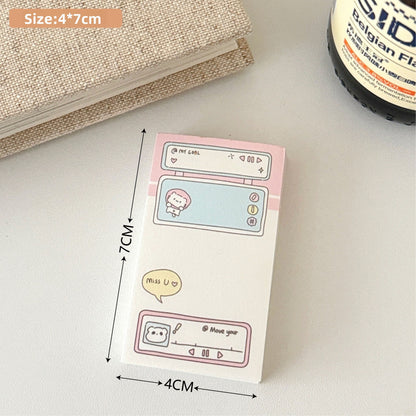 Grid Combination Adhesive Notepad
