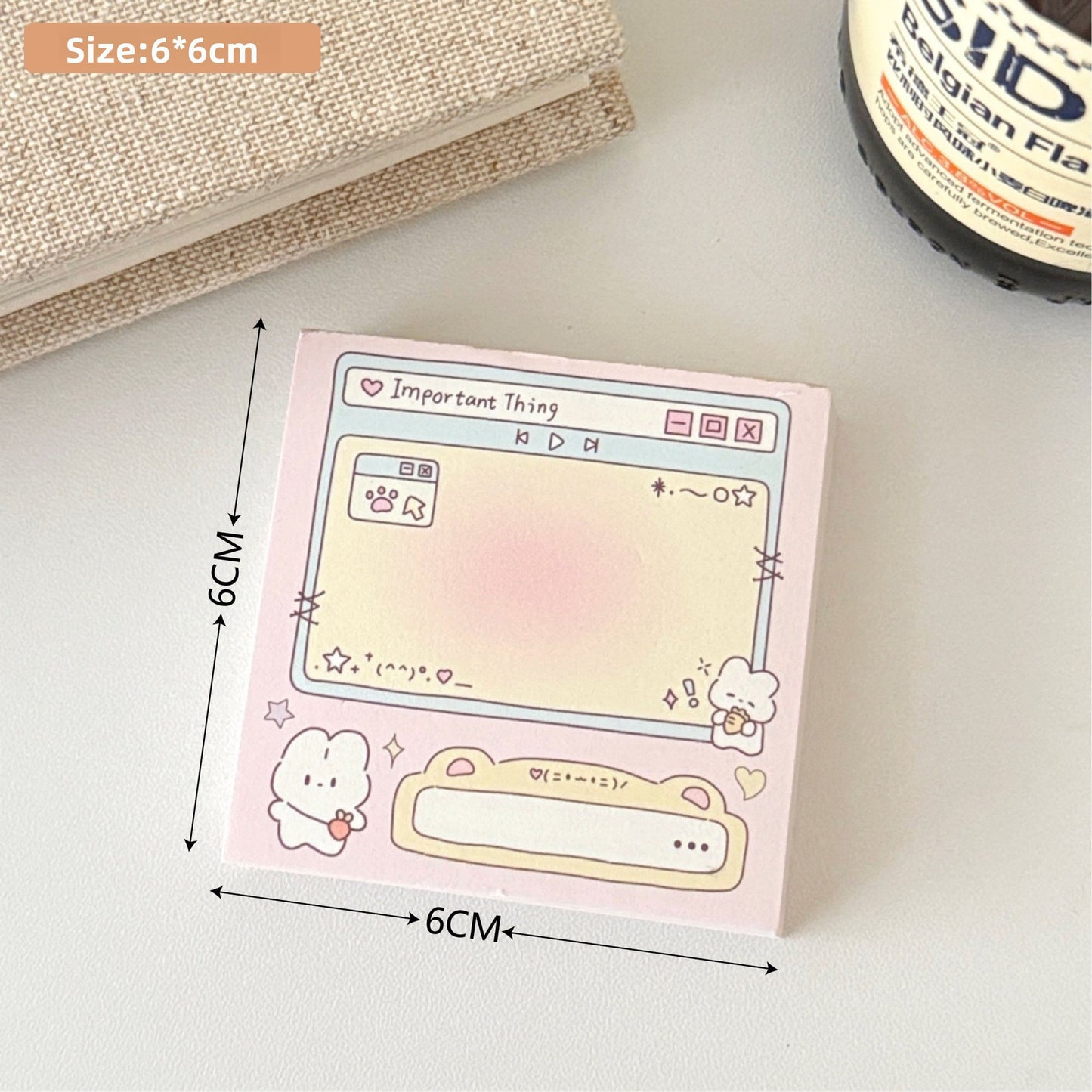 Grid Combination Adhesive Notepad