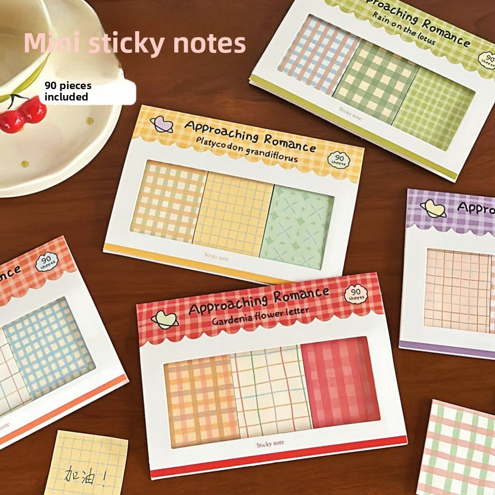 Grid Combination Adhesive Notepad