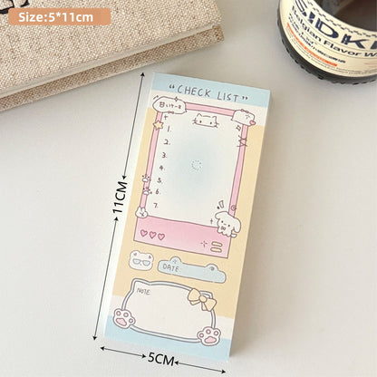 Grid Combination Adhesive Notepad