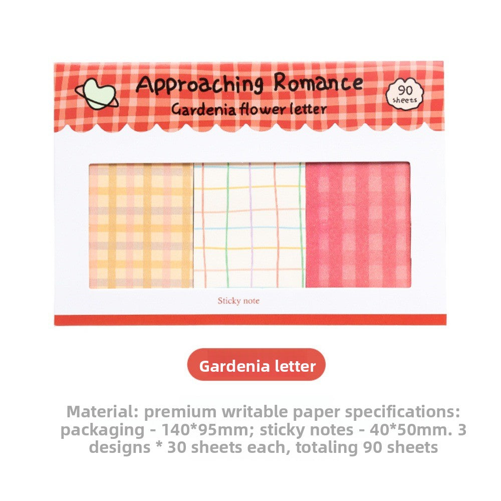 Grid Combination Adhesive Notepad