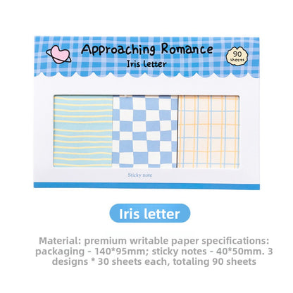 Grid Combination Adhesive Notepad