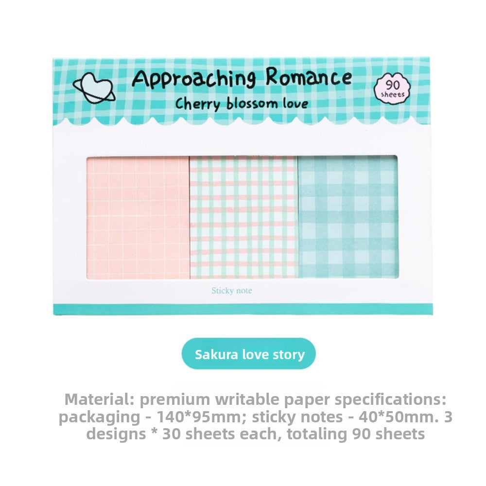Grid Combination Adhesive Notepad