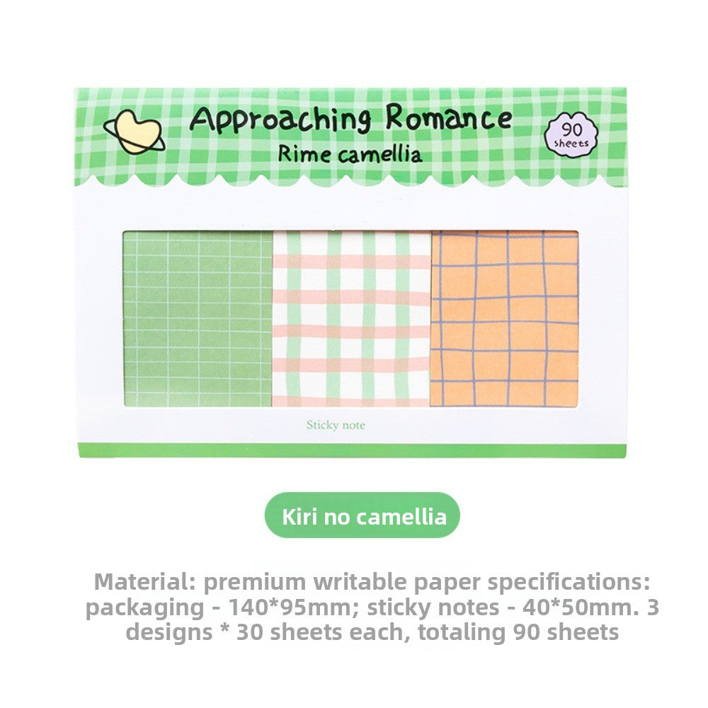 Grid Combination Adhesive Notepad