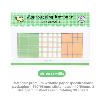Grid Combination Adhesive Notepad
