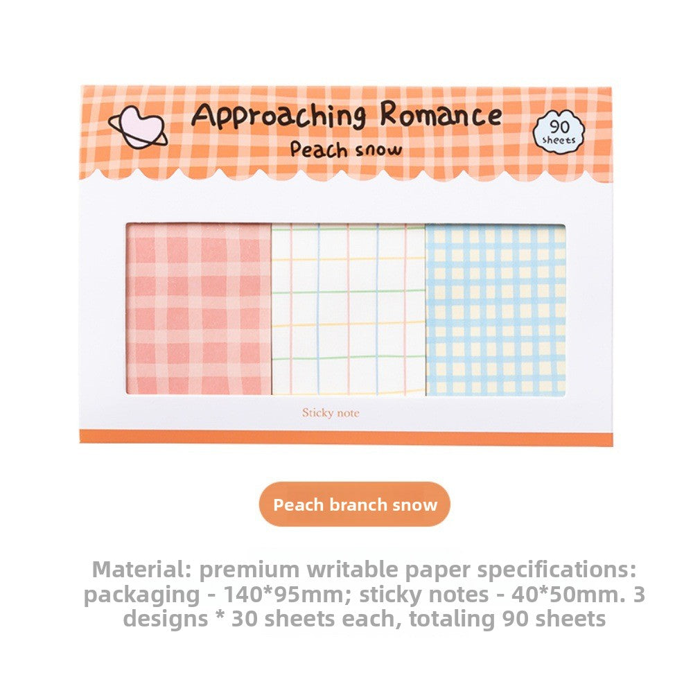 Grid Combination Adhesive Notepad