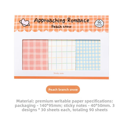 Grid Combination Adhesive Notepad