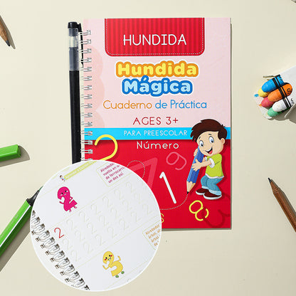 Grooved Handwriting Practice Books for Kids
