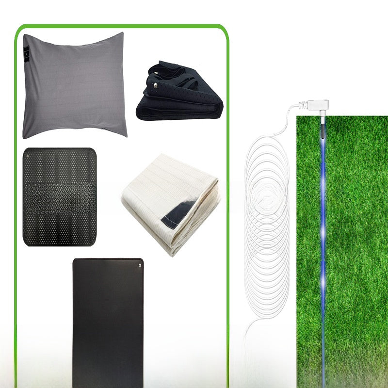 Grounded mouse pad, yoga mat