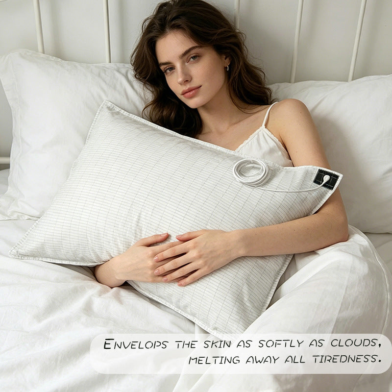 Grounding Pillowcase Silver Fiber Earthing Pillow Cover