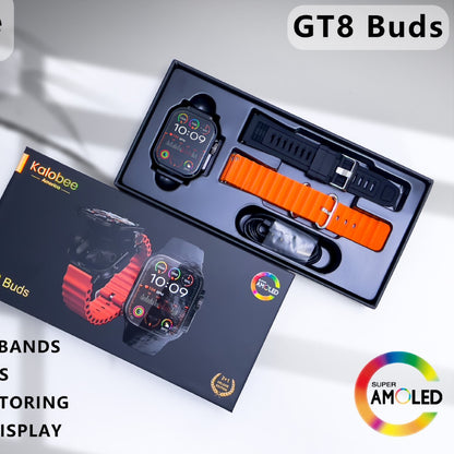 GT8BUDS Smart Watch with Bluetooth Headset