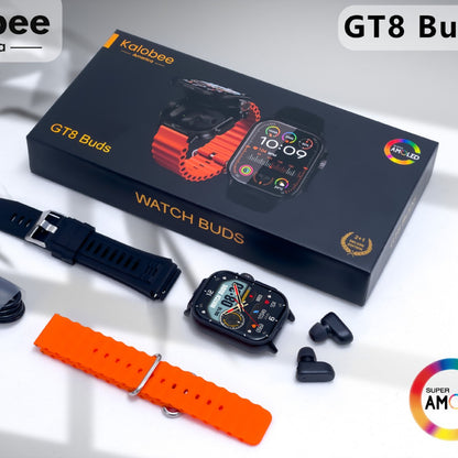 GT8BUDS Smart Watch with Bluetooth Headset