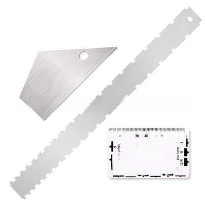 Guitar Repair Measurement Tool Set 3-in-1 Neck Notch Ruler