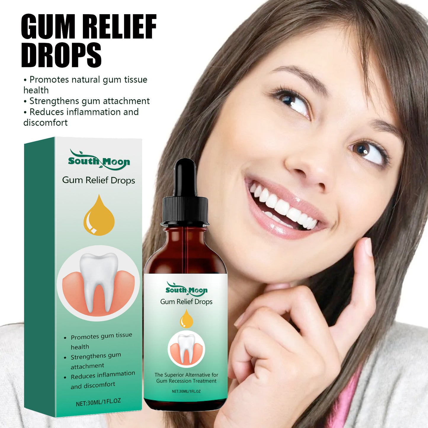 Gum care drops