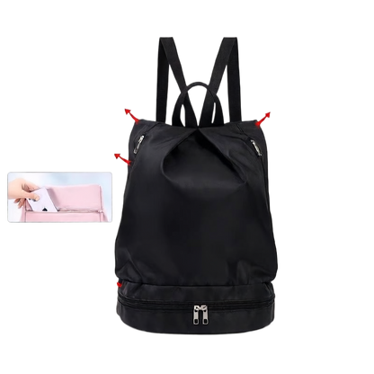 Gym Bag Men's Dry and Wet Separate Backpack Swimming Sports Equipment Women's Large Capacity Waterproof Beach Storage Bag