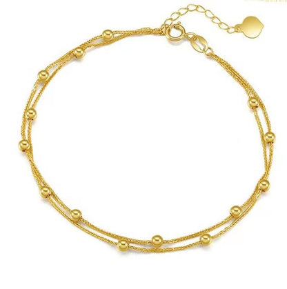 Gypsophila 18K Gold Double-Layer Bracelet