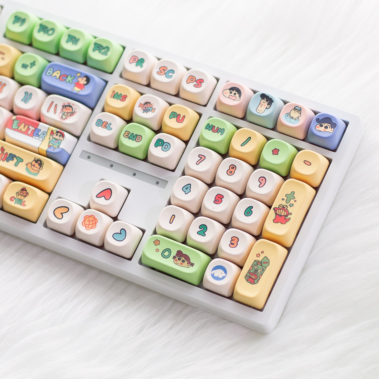 H108 Mechanical Keyboard Wired Wireless Bluetooth Full-Key Anti-Ghosting for Girls Office Gaming Cute Rgb Lighting Silent