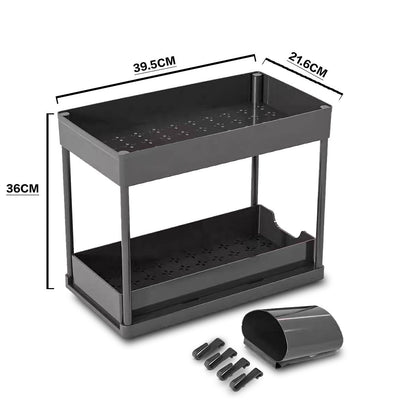H-Type Pull-Out Storage Rack