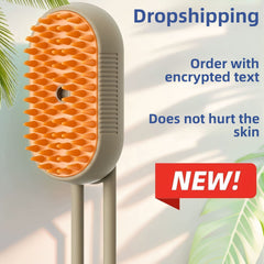 Brown handle spray comb