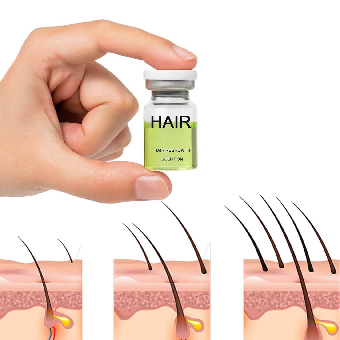 Hair care roller serum