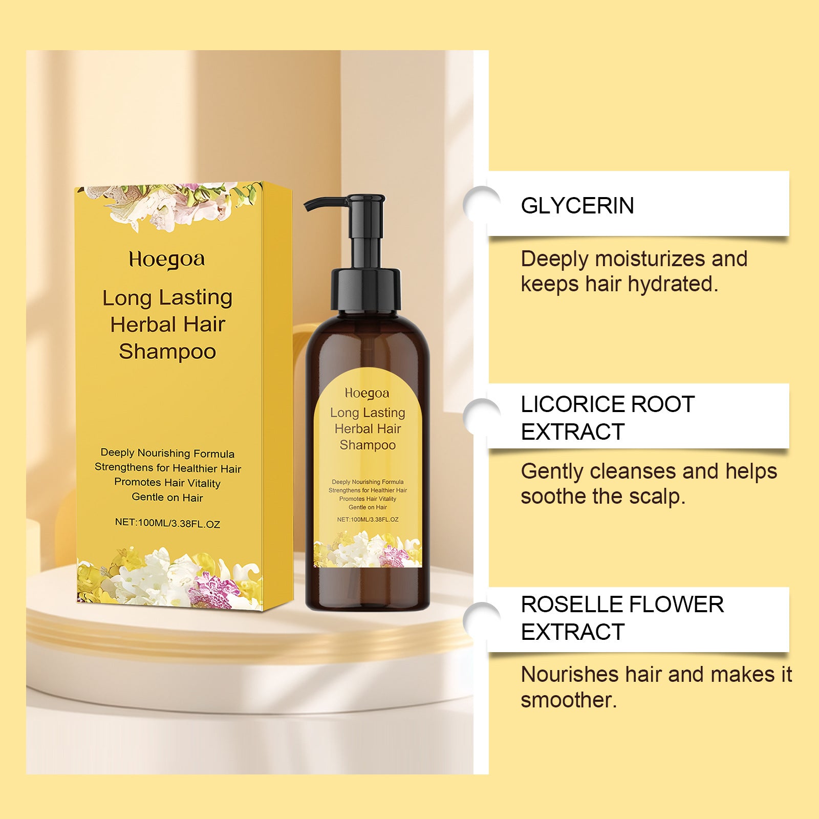 Hair Care Shampoo for Smooth and Shiny Hair