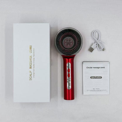 Hair comb with scalp massage function