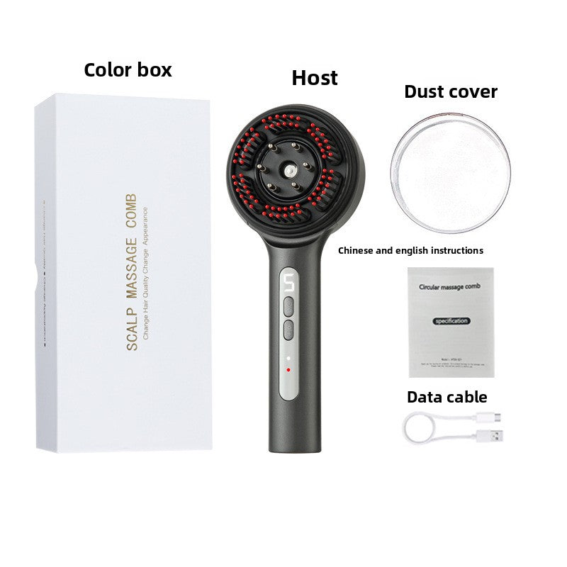Hair comb with scalp massage function