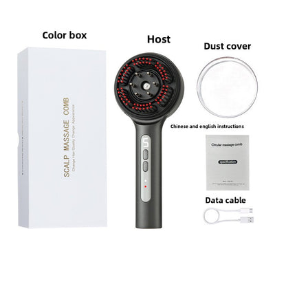 Hair comb with scalp massage function