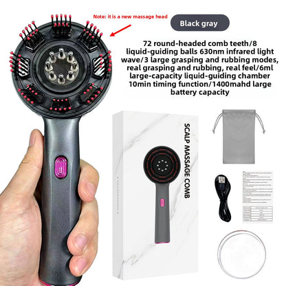 Hair comb with scalp massage function