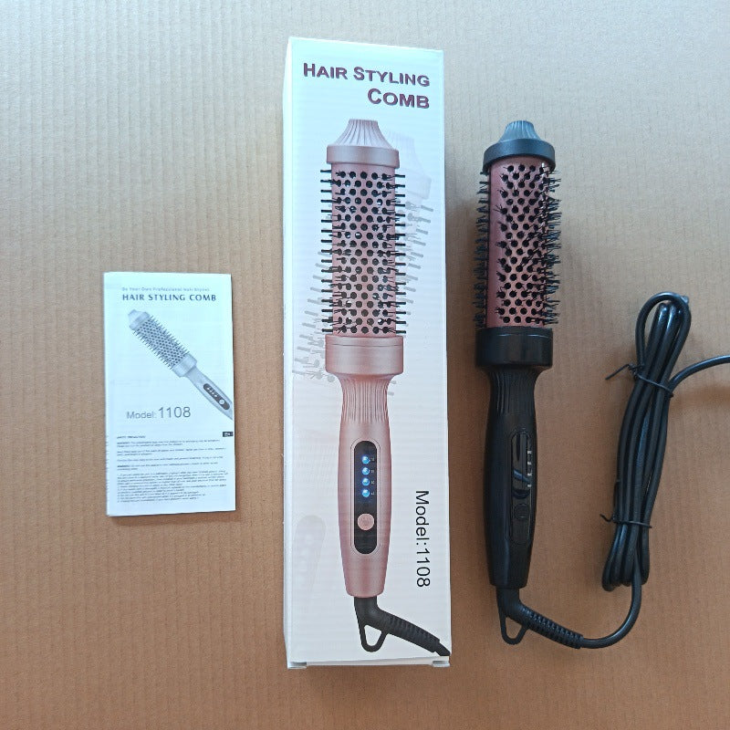 Hair curler volumizing comb
