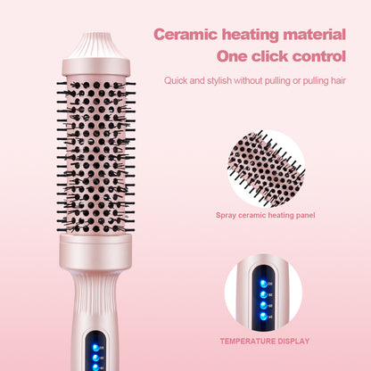 Hair curler volumizing comb