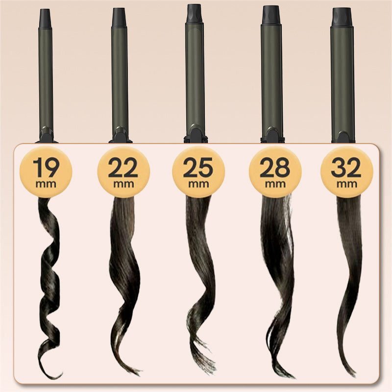 Hair curling rod hair