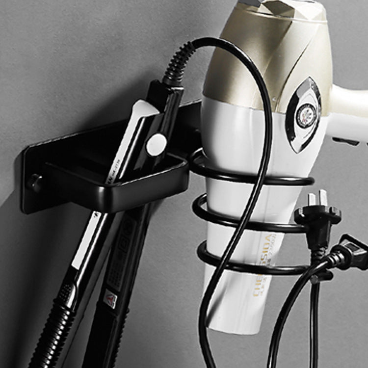 Hair dryer rack