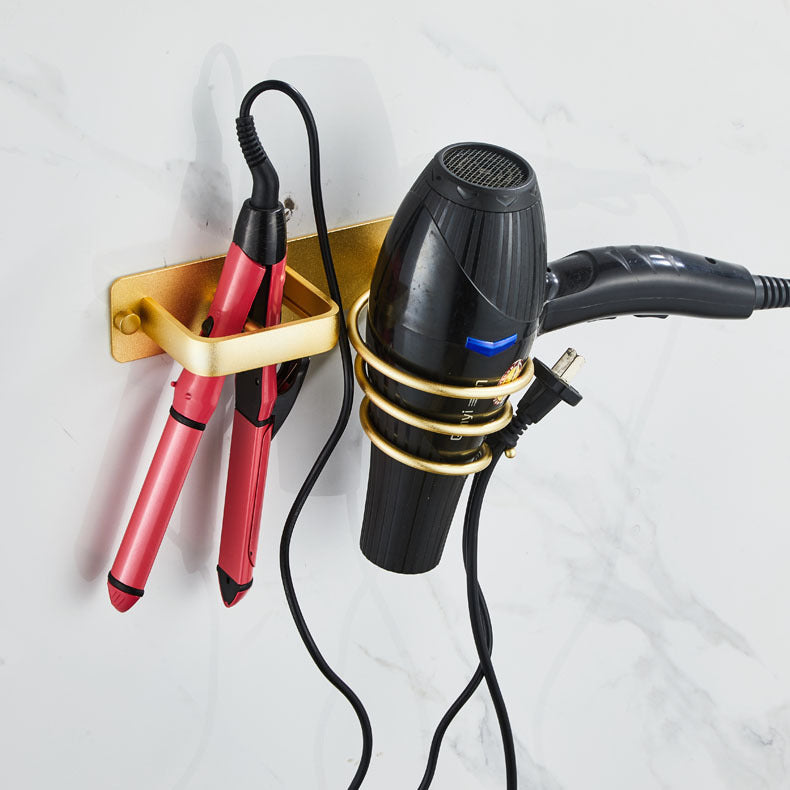 Hair dryer rack