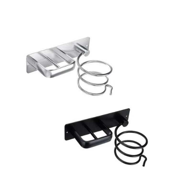 Hair dryer rack
