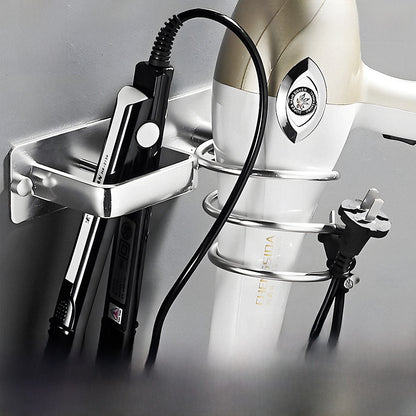 Hair dryer rack