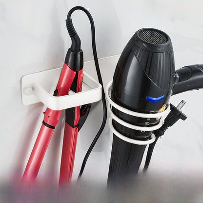Hair dryer rack
