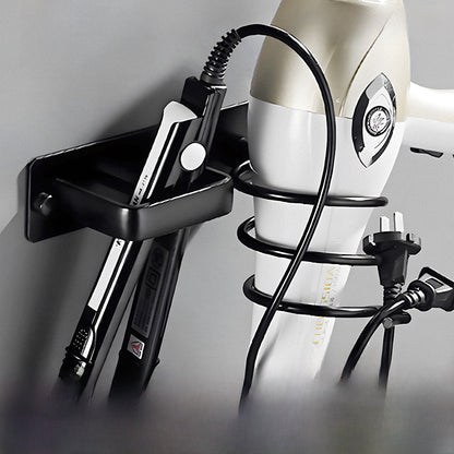 Hair dryer rack