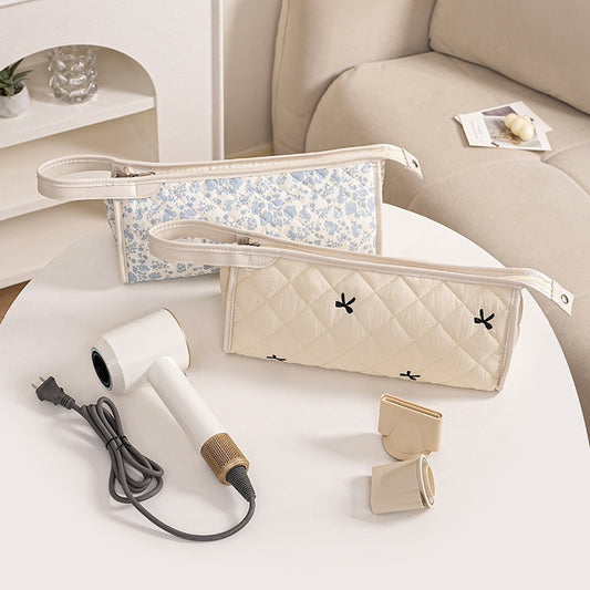 Hair dryer storage bag