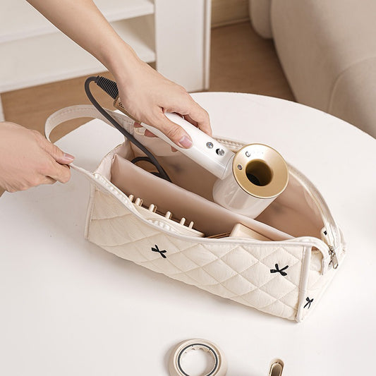 Hair dryer storage bag