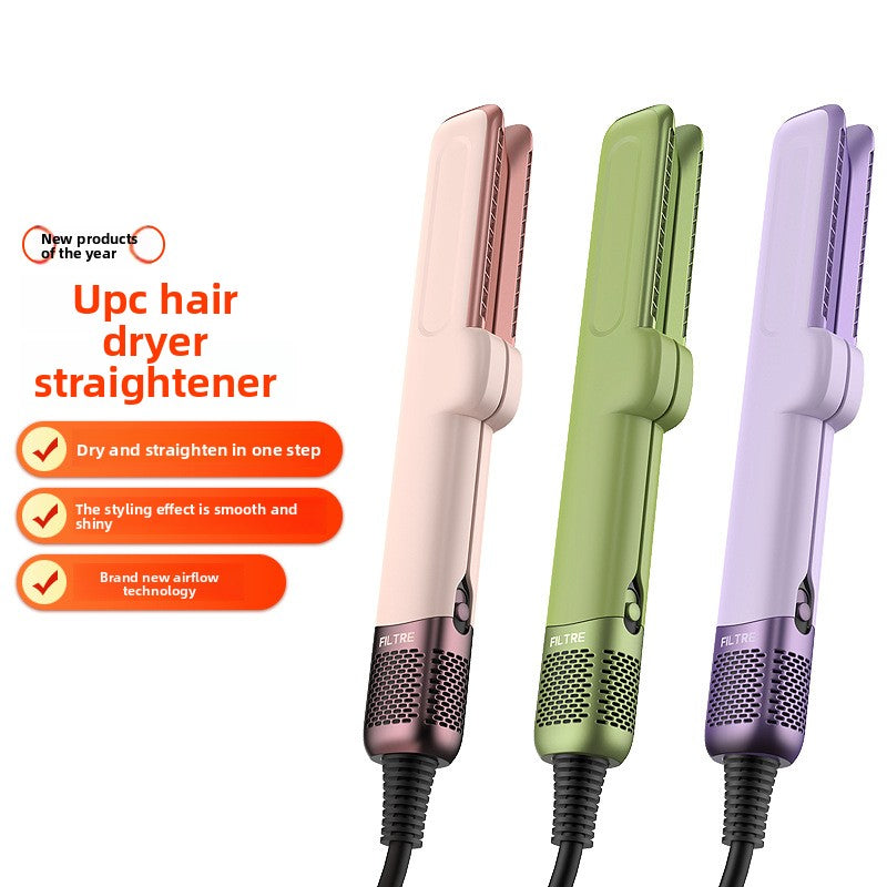 Hair dryer straightener clip