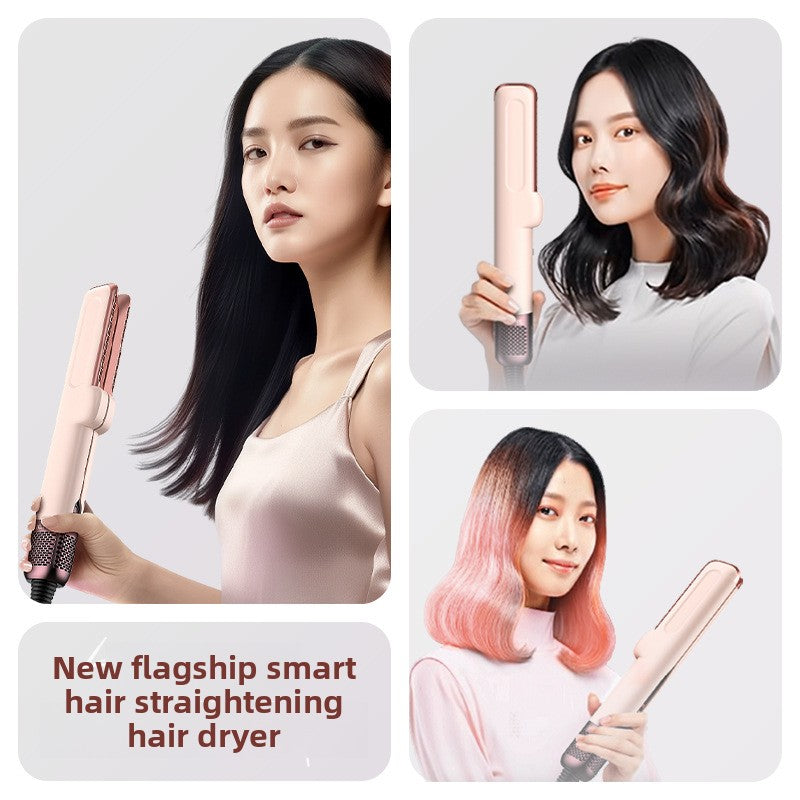 Hair dryer straightener clip