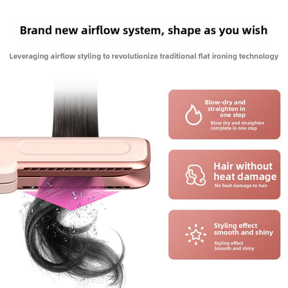 Hair dryer straightener clip