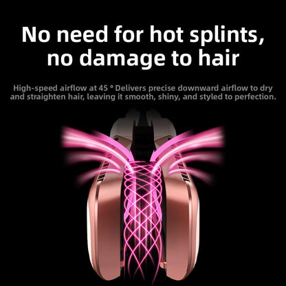 Hair dryer straightener clip