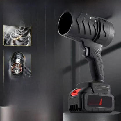 Hair dryer with a small dust cleaning nozzle