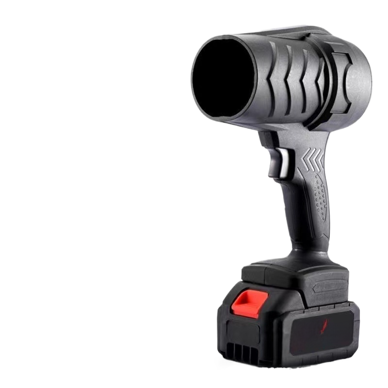 Hair dryer with a small dust cleaning nozzle